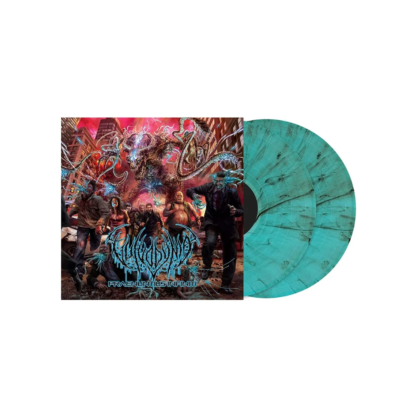 Vulvodynia PRAENUNTIUS INFINITI (GREEN & BLACK BURST VINYL) Vinyl Record