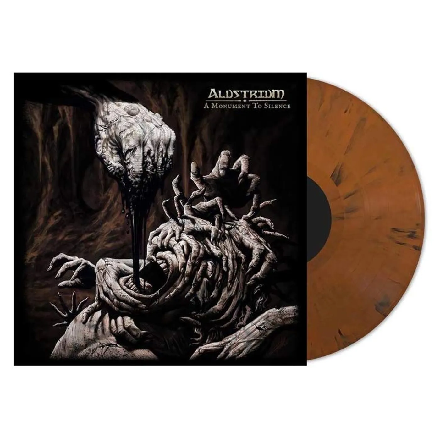 Alustrium MONUMENT TO SILENCE (BROWN/BLACK BLEND VINYL) Vinyl Record