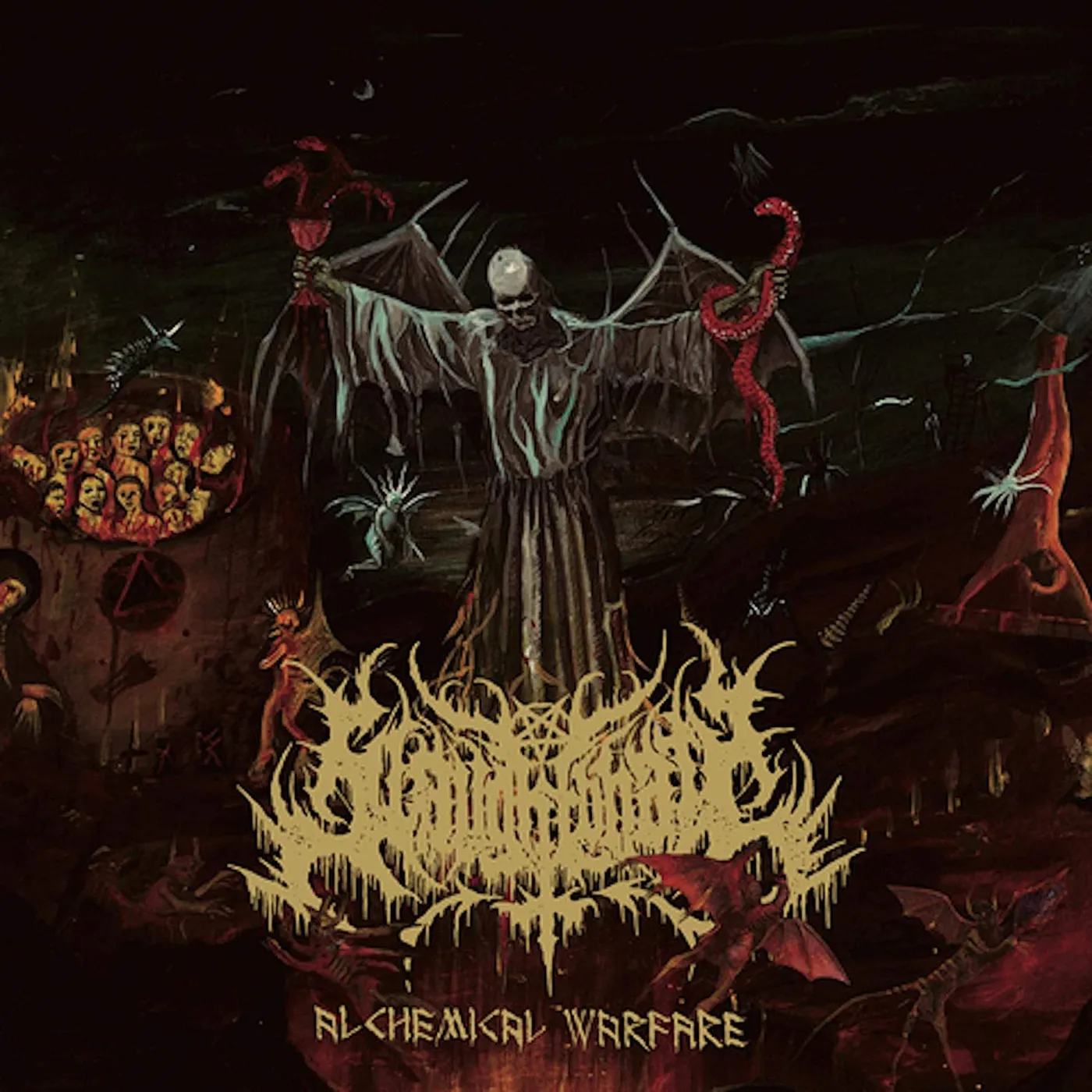 Slaughtbbath Alchemical Warfare Vinyl Record