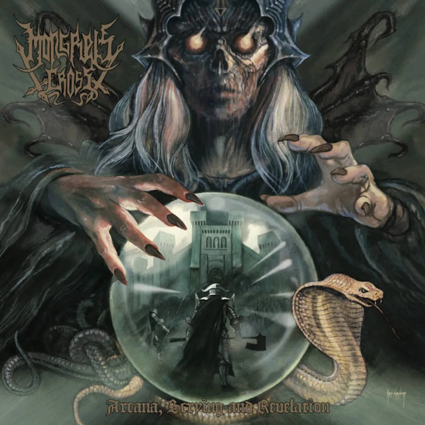 Mongrel's Cross Arcana  Scrying And Revelation Vinyl Record