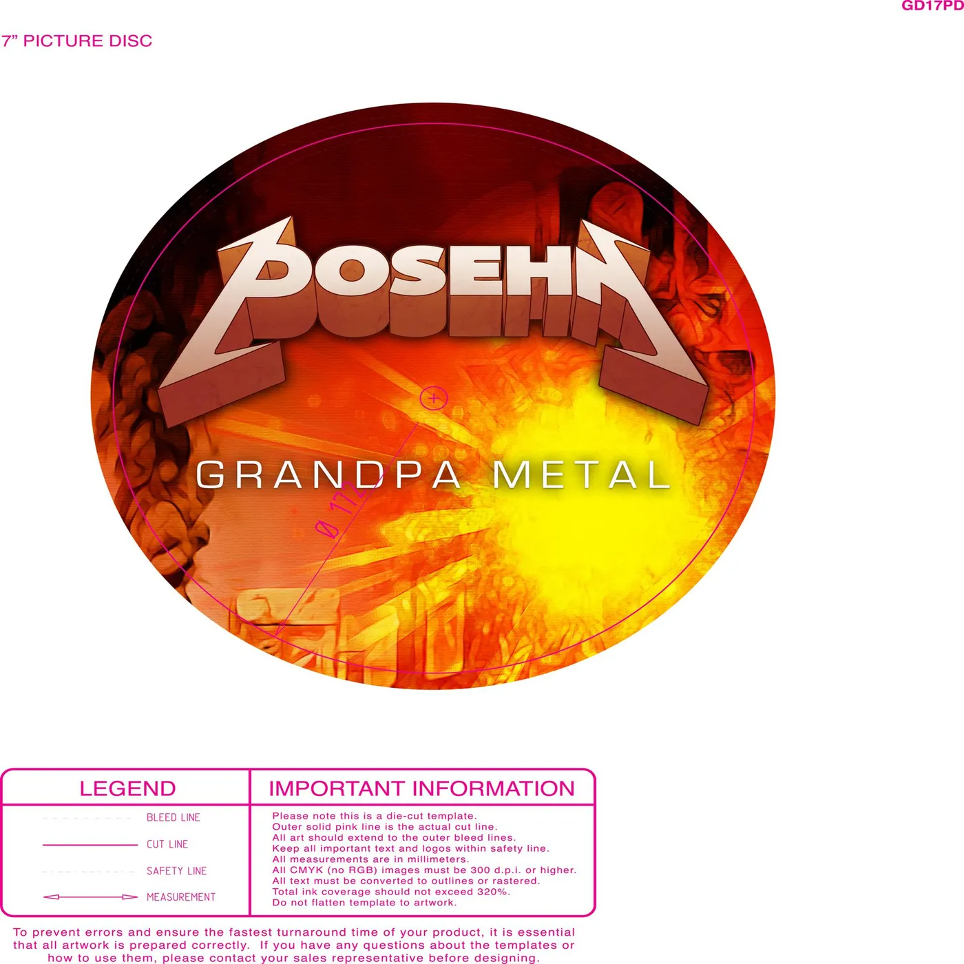 Posehn Grandpa Metal Vinyl Record