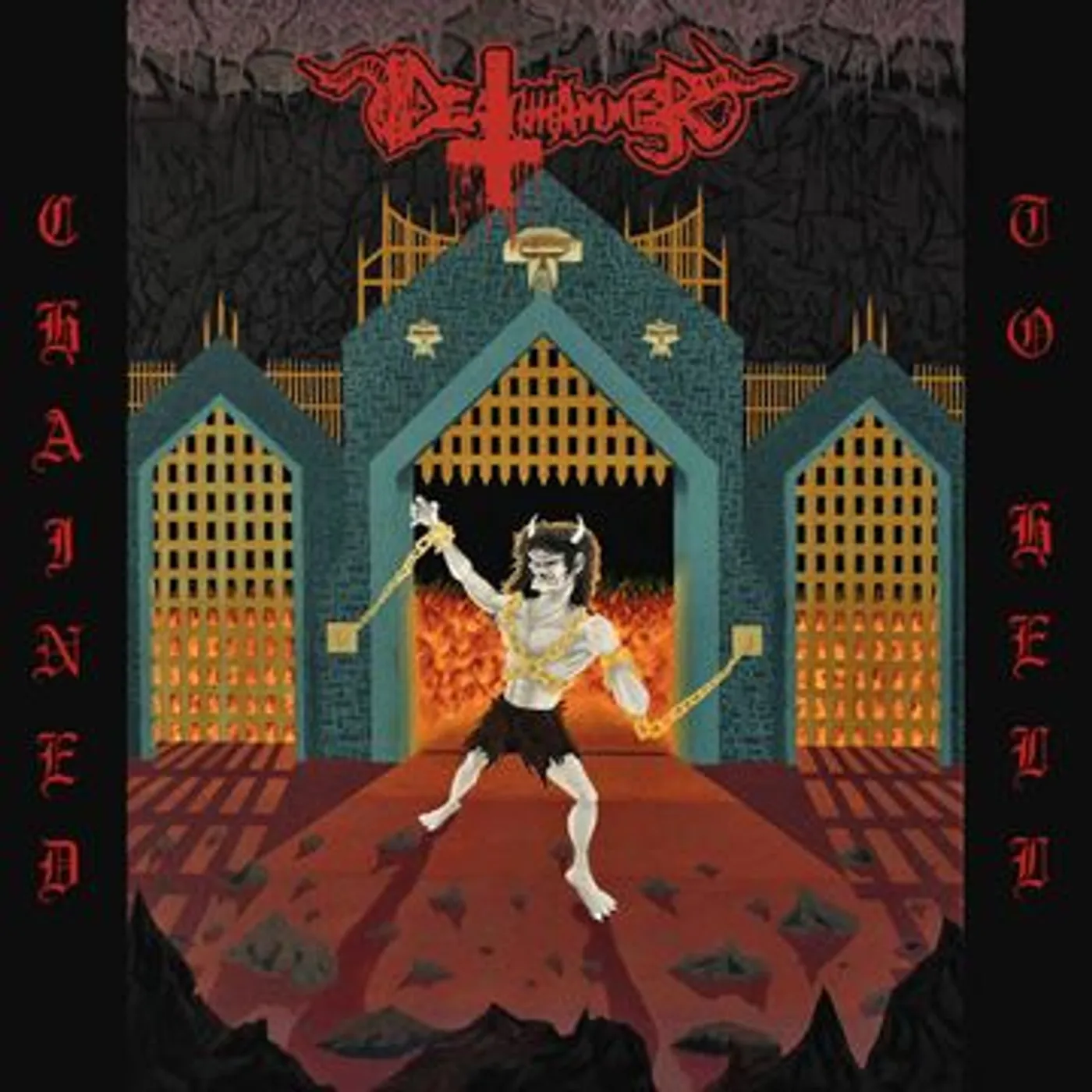 Deathhammer Chained To Hell Vinyl Record