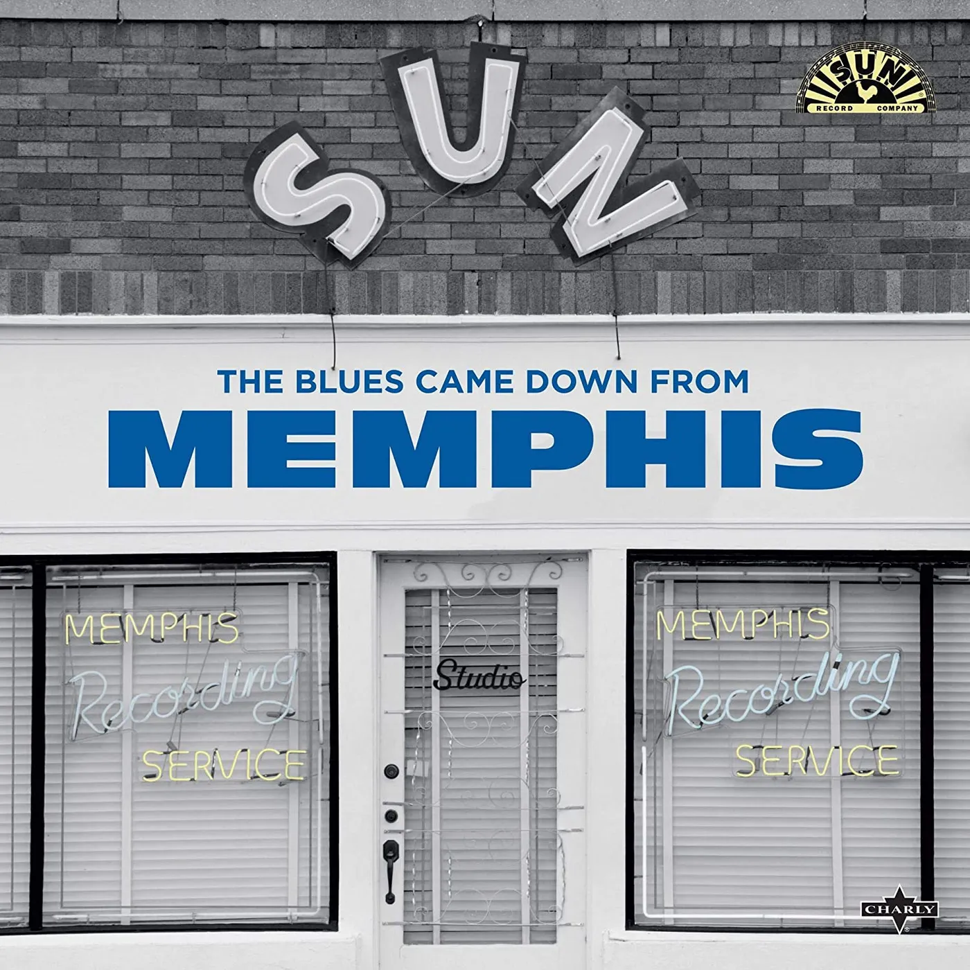 Various Artists The Blues Came Down From Memphis (Blue V Vinyl Record