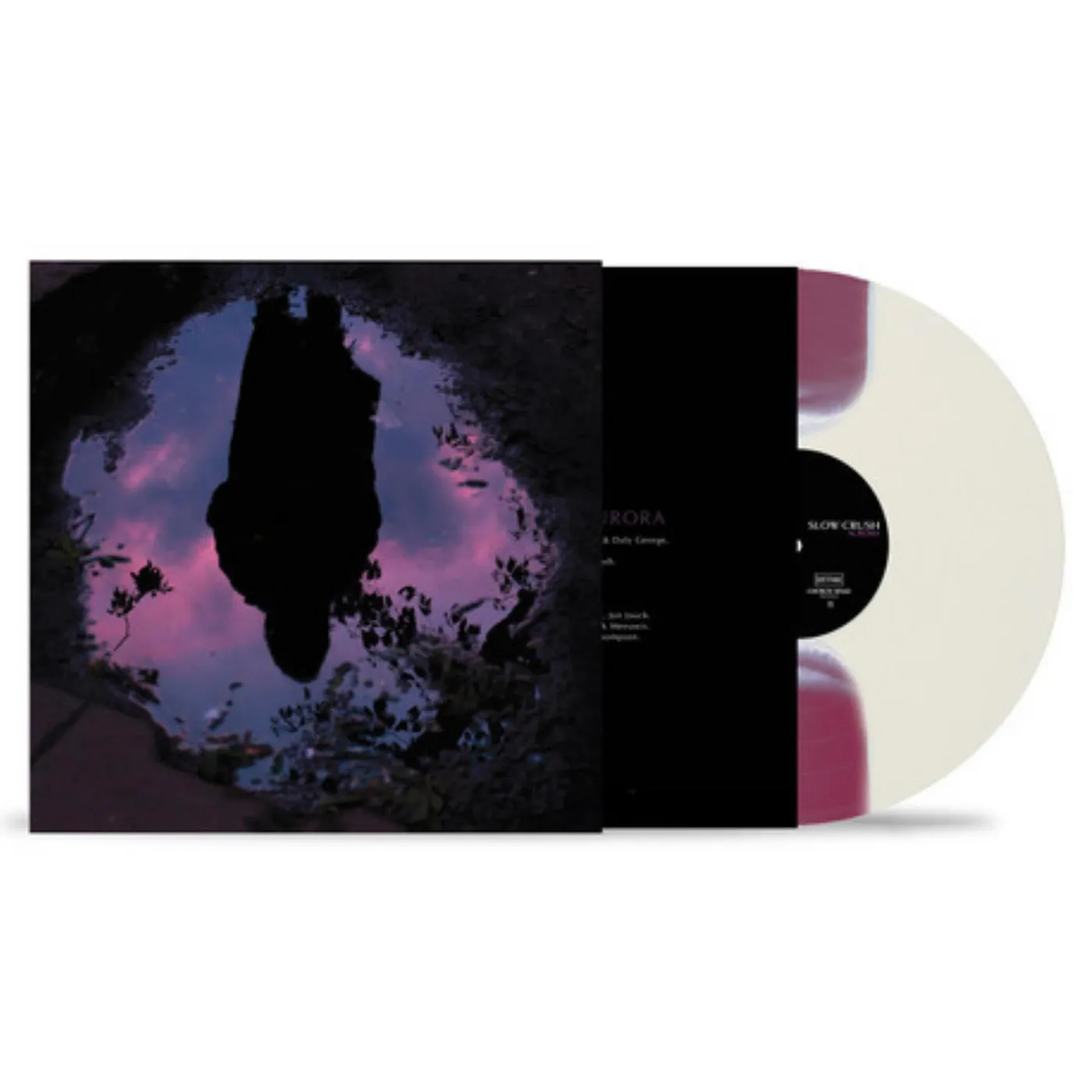 Slow Crush AURORA (MOON PHASE WHITE WITH PURPLE VINYL) Vinyl Record