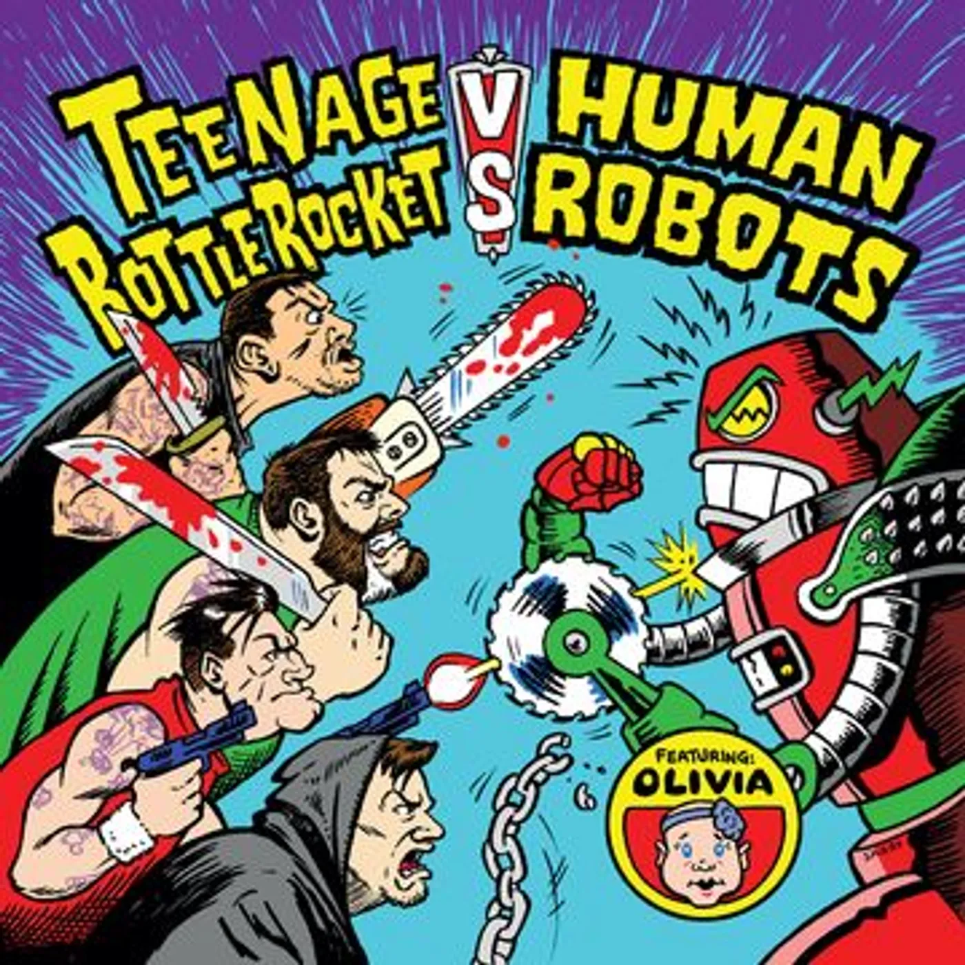 Teenage bottlerocket vs. human robots Vinyl Record