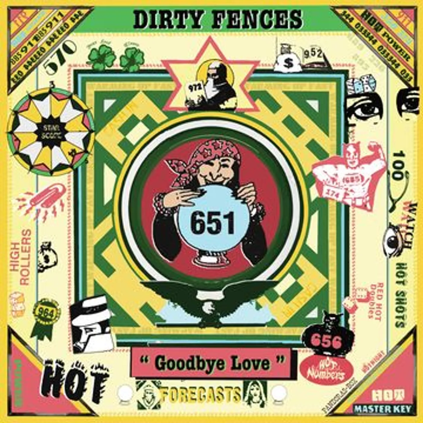 Dirty Fences GOODBYE LOVE (GREEN VINYL) Vinyl Record