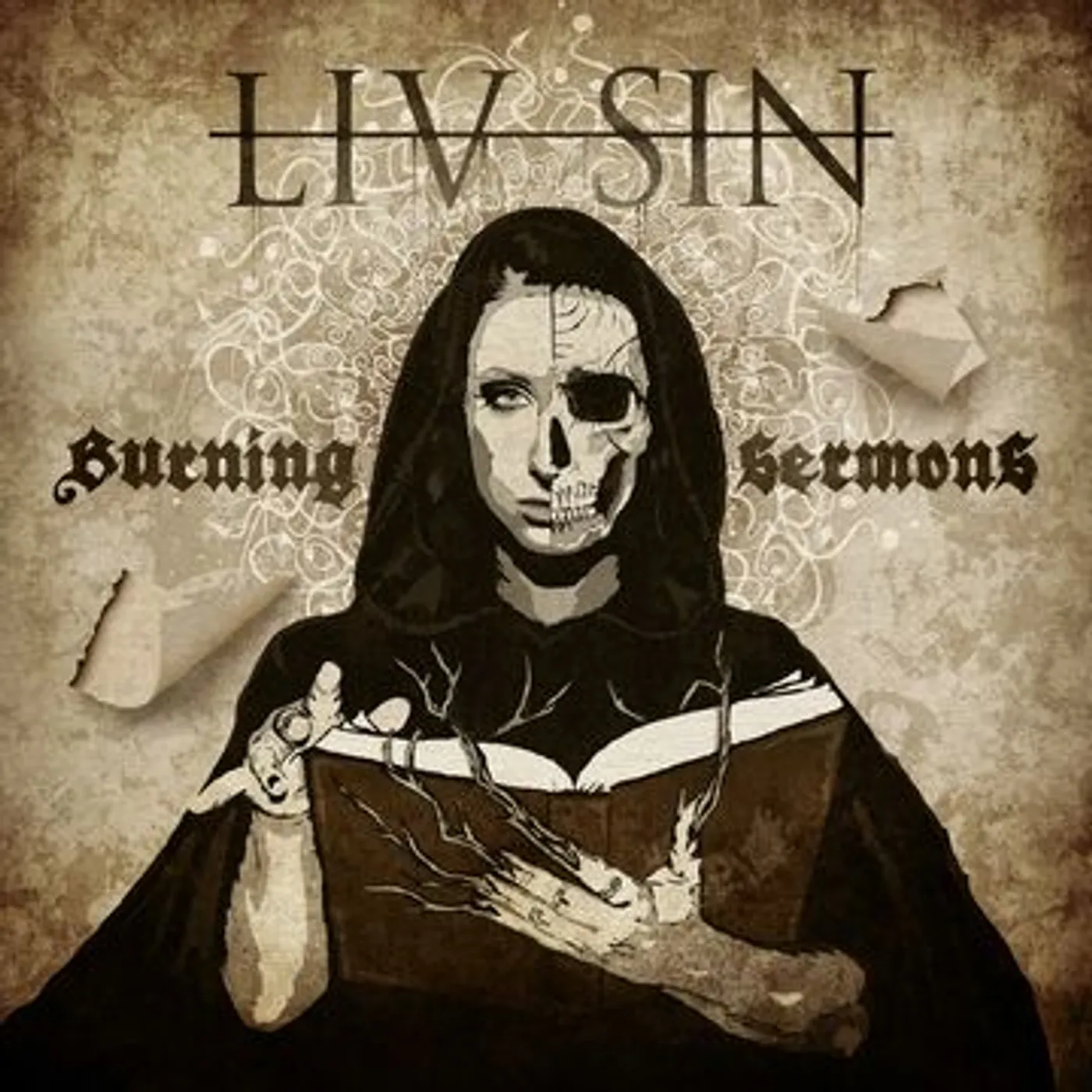 Liv Sin Burning sermons Vinyl Record