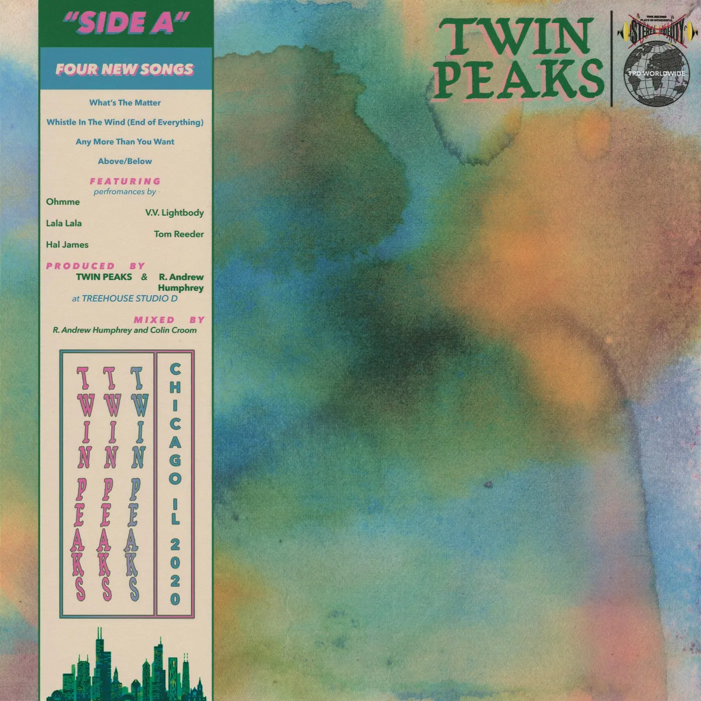 Twin Peaks Side A (Pink Vinyl) Vinyl Record