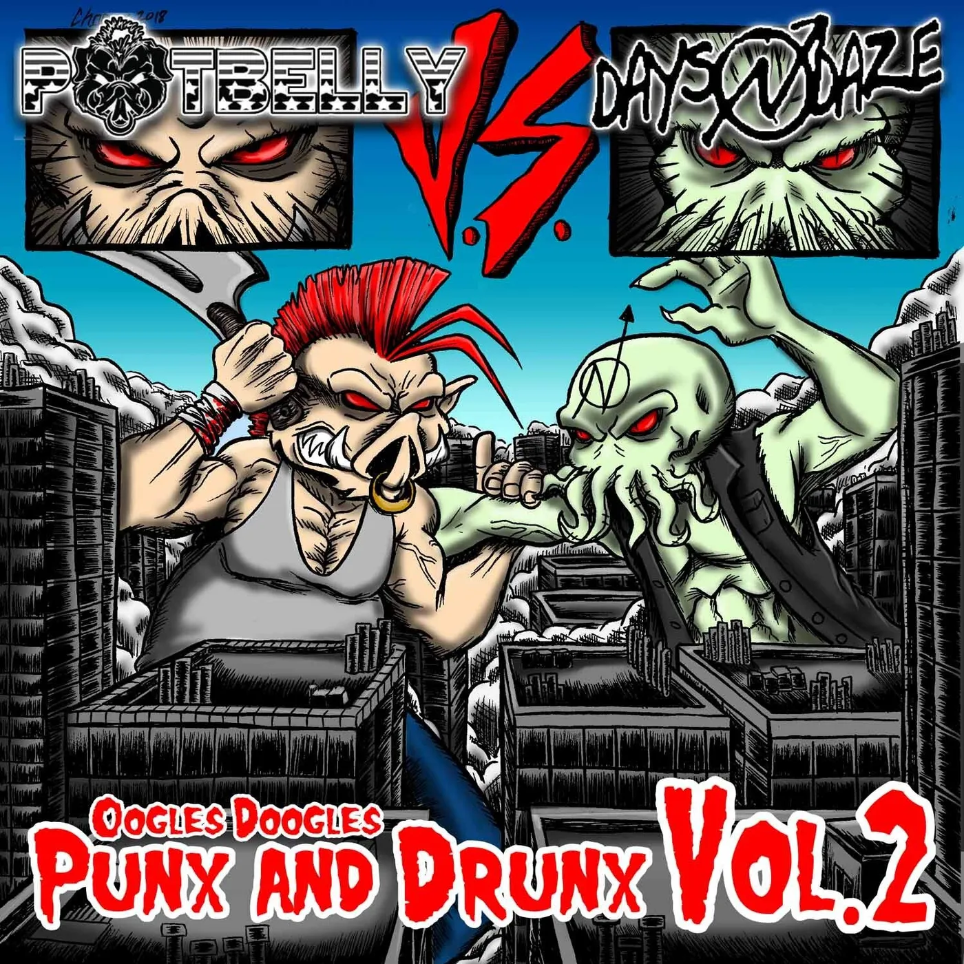 Days 'N' Daze / Potbelly OOGLES & DOOGLES PUNX & DRUNX 2 Vinyl Record