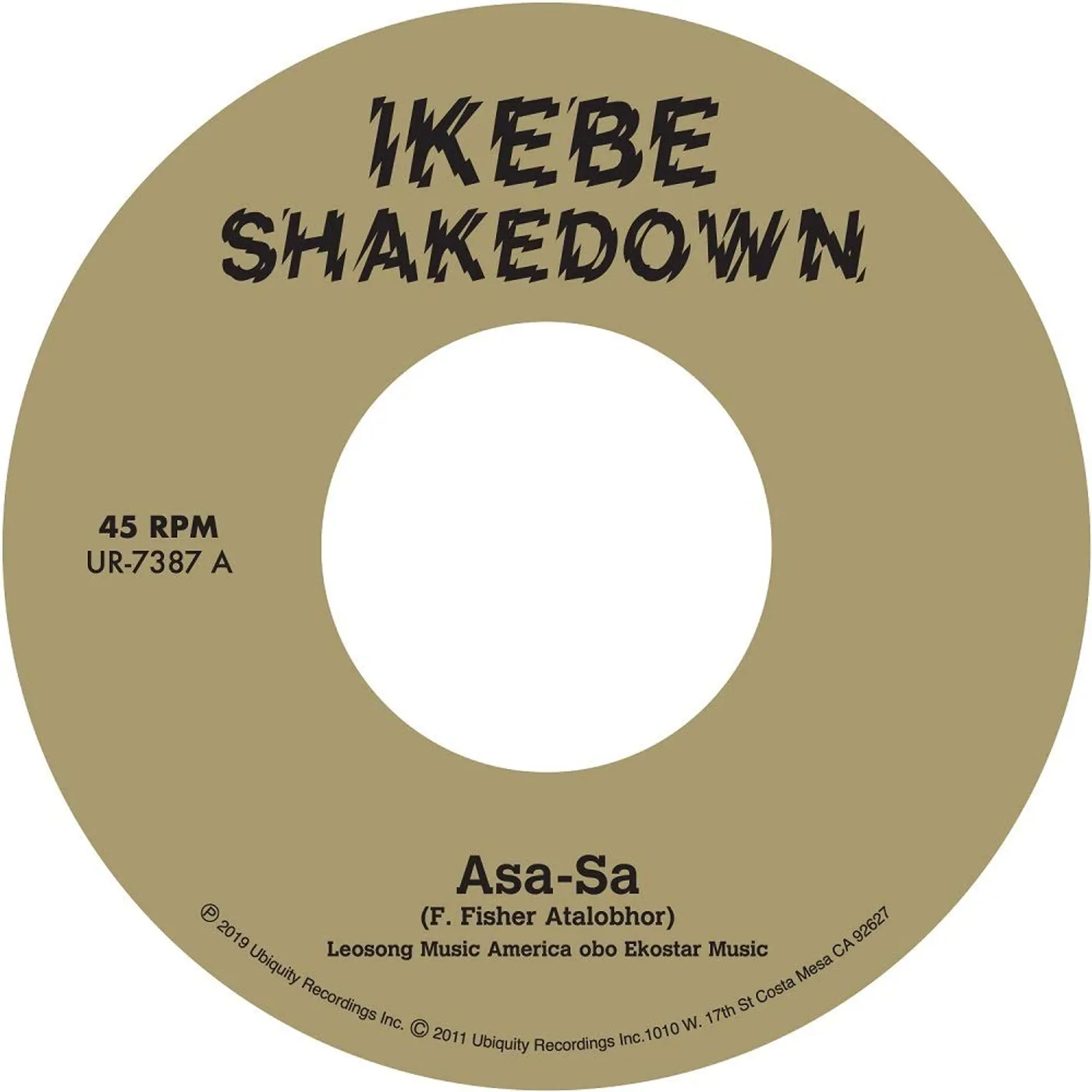 Ikebe Shakedown ASA-SA / PEPPER Vinyl Record