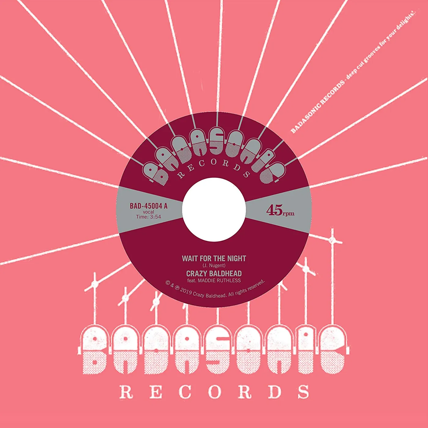 Crazy Baldhead Wait For The Night Vinyl Record