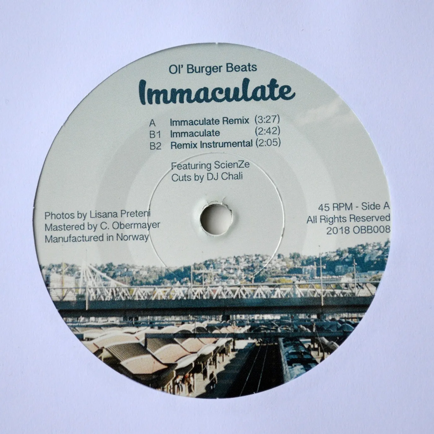 Ol' Burger Beats Immaculate Vinyl Record