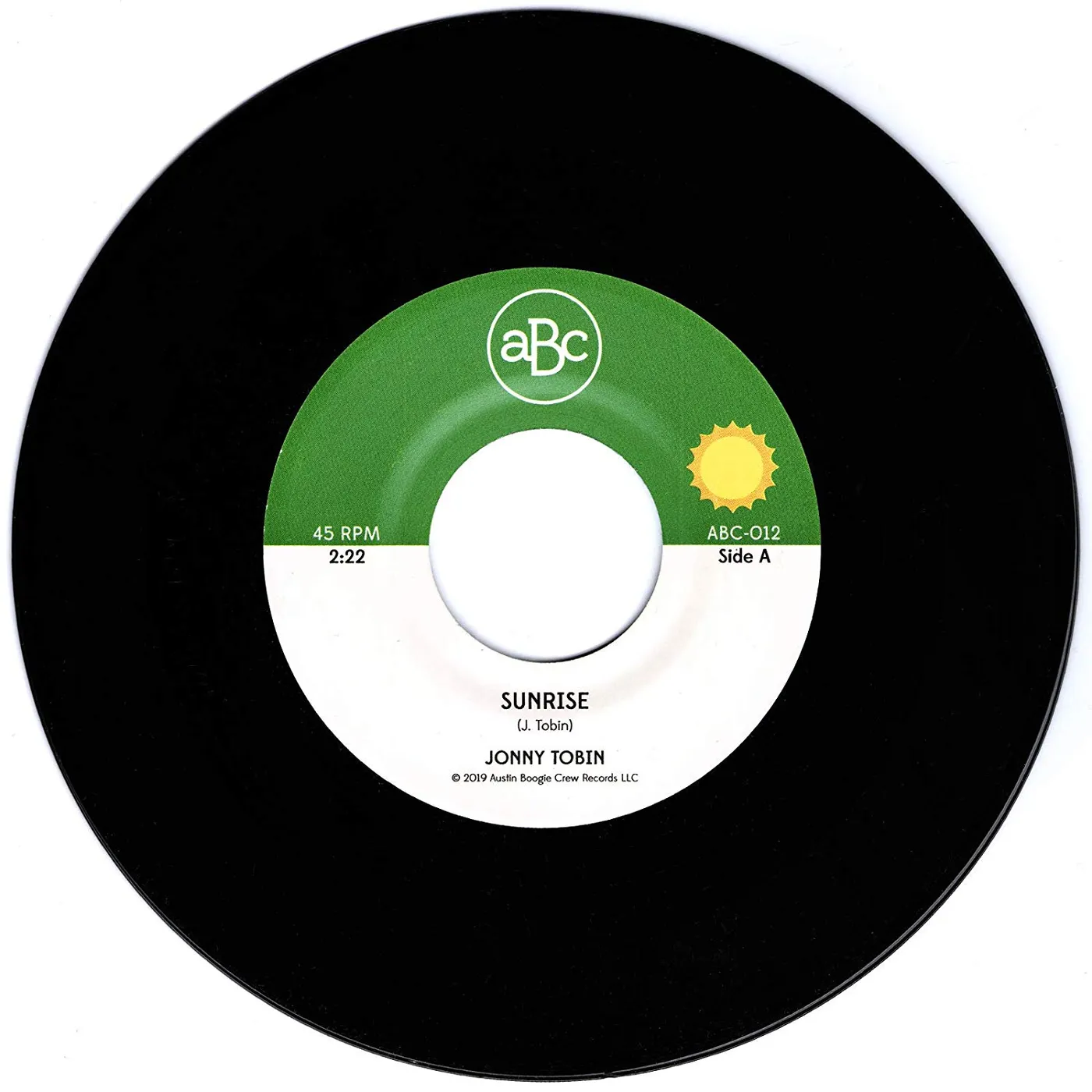 Jonny Tobin SUNRISE / SUPER GENESIS Vinyl Record