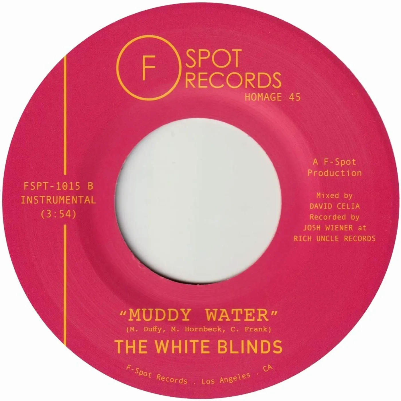 The White Blinds BROWN BAG / MUDDY WATER Vinyl Record