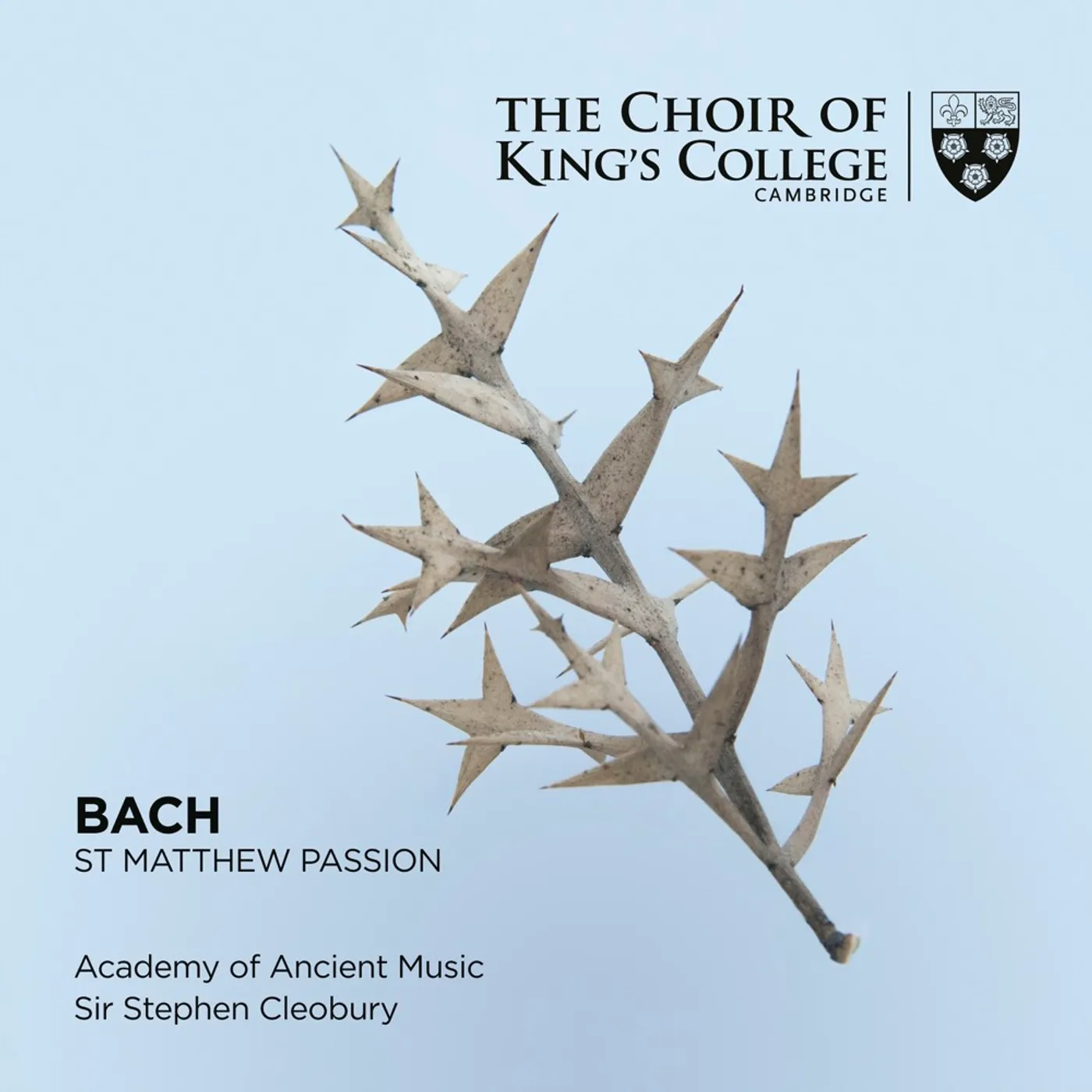 Choir of King's College, Cambridge BACH: ST. MATTHEW PASSION CD Super Audio CD