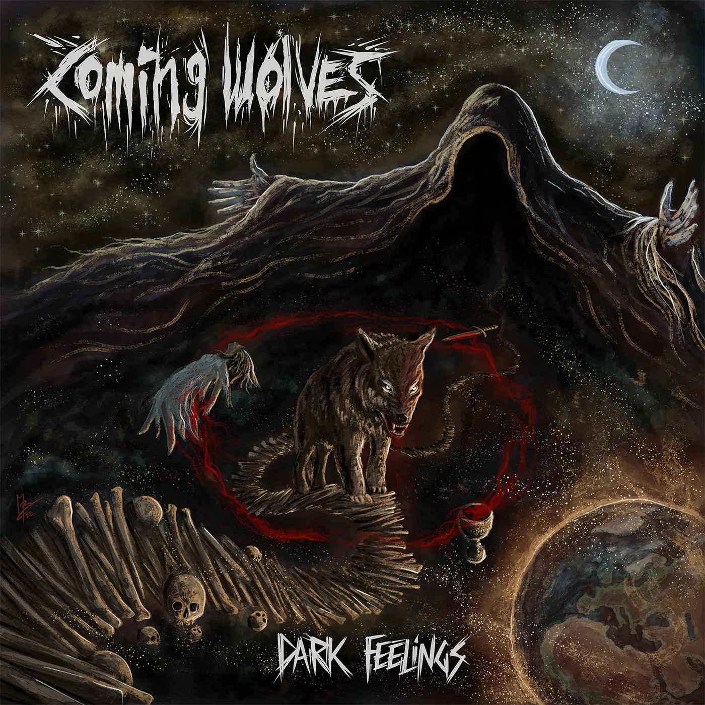 Coming Wolves Dark Feelings CD