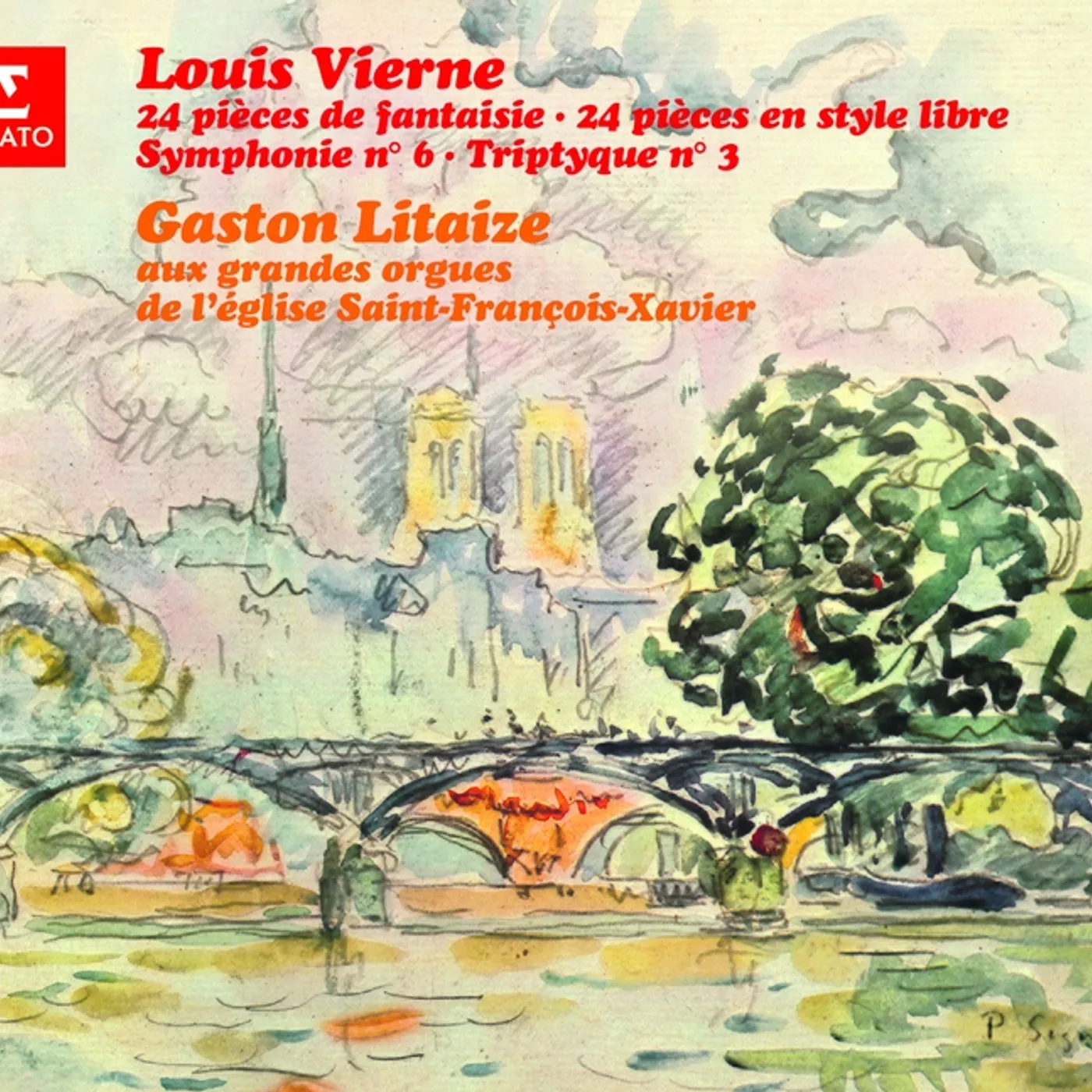 Gaston Litaize LOUIS VIERNE: 24 PIECES DE FANTAISIE CD
