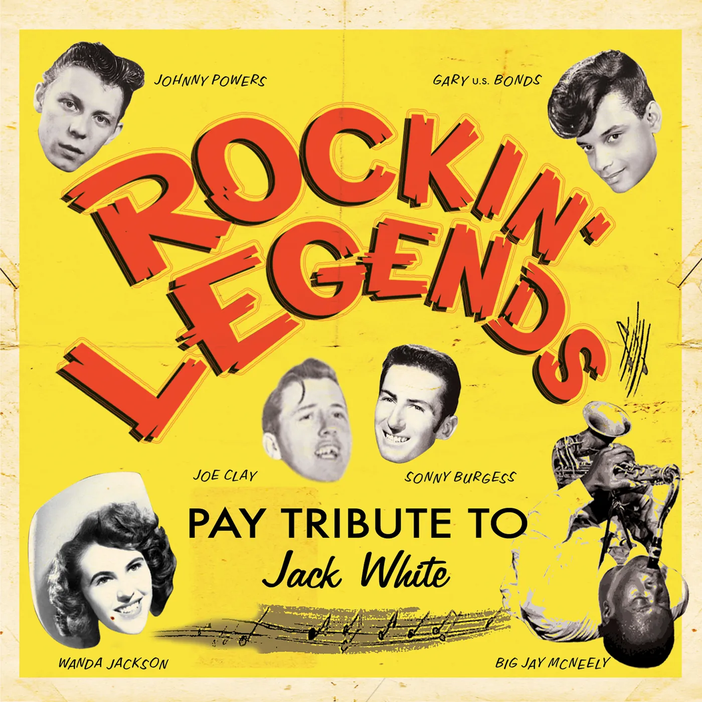 Various Artists  ROCKIN' LEGENDS PAY TRIBUTE TO JACK WHITE CD
