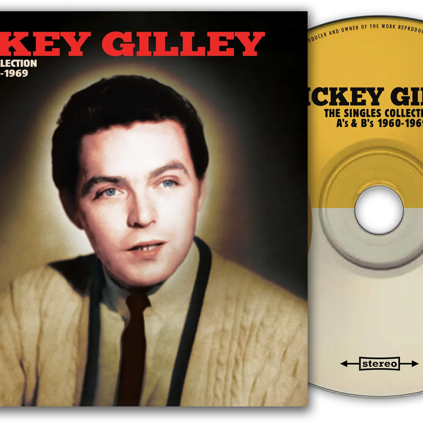 Mickey Gilley SINGLES COLLECTION A'S & B'S 1960-1969 CD