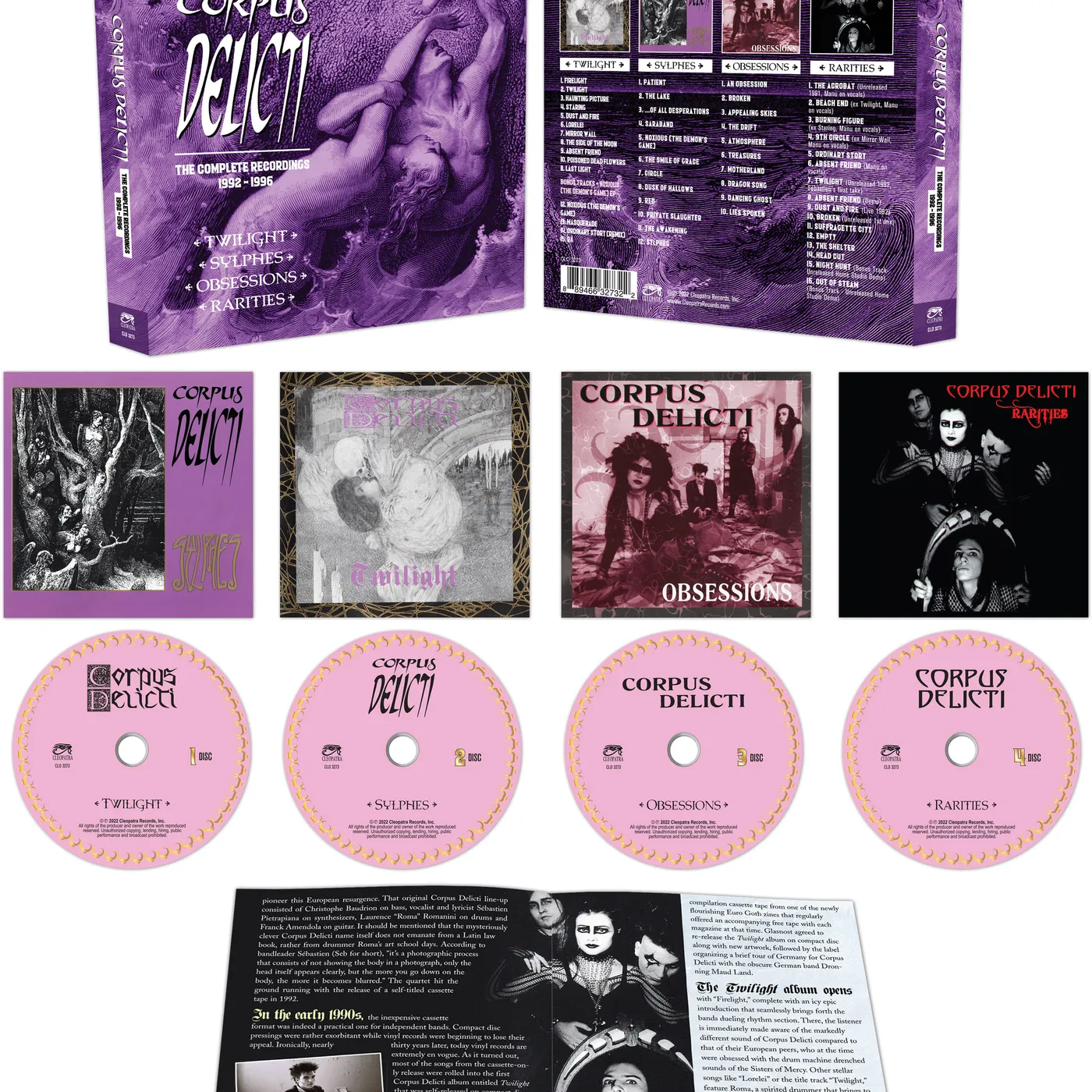 Corpus Delicti COMPLETE RECORDINGS 1992-1996 (WB) CD