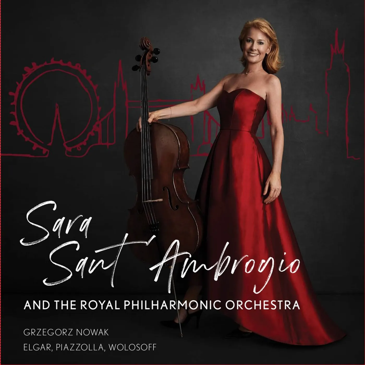 Sara Sant'Ambrogio ELGAR PIAZOLLA WOLOSOFF CD