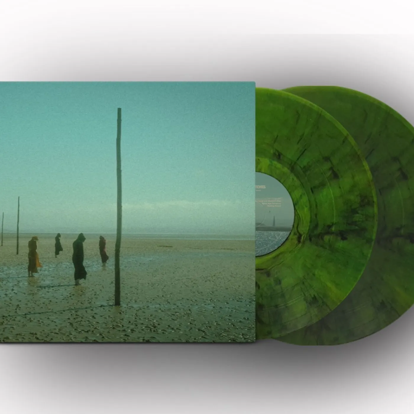 Devils Witches In All Her Forms   Green/Black Marbled Vinyl Record