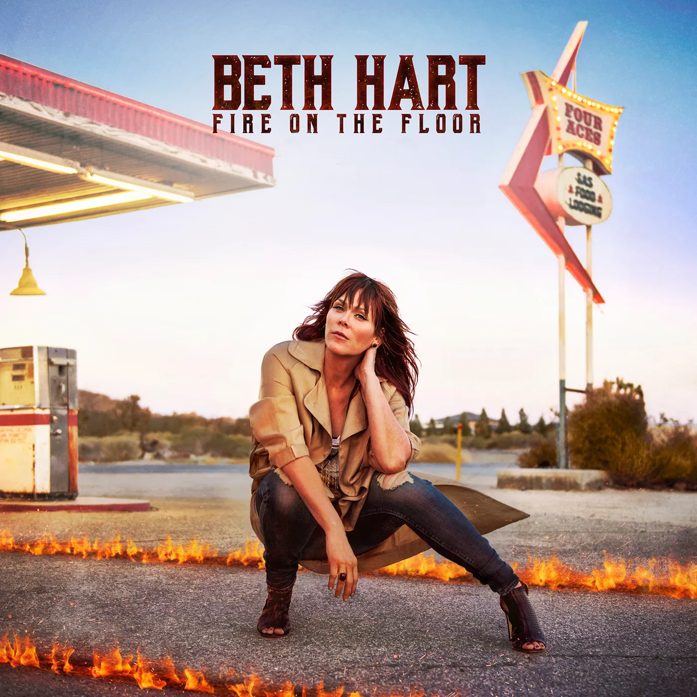Beth Hart FIRE ON THE FLOOR (TRANSPARENT VINYL) Vinyl Record