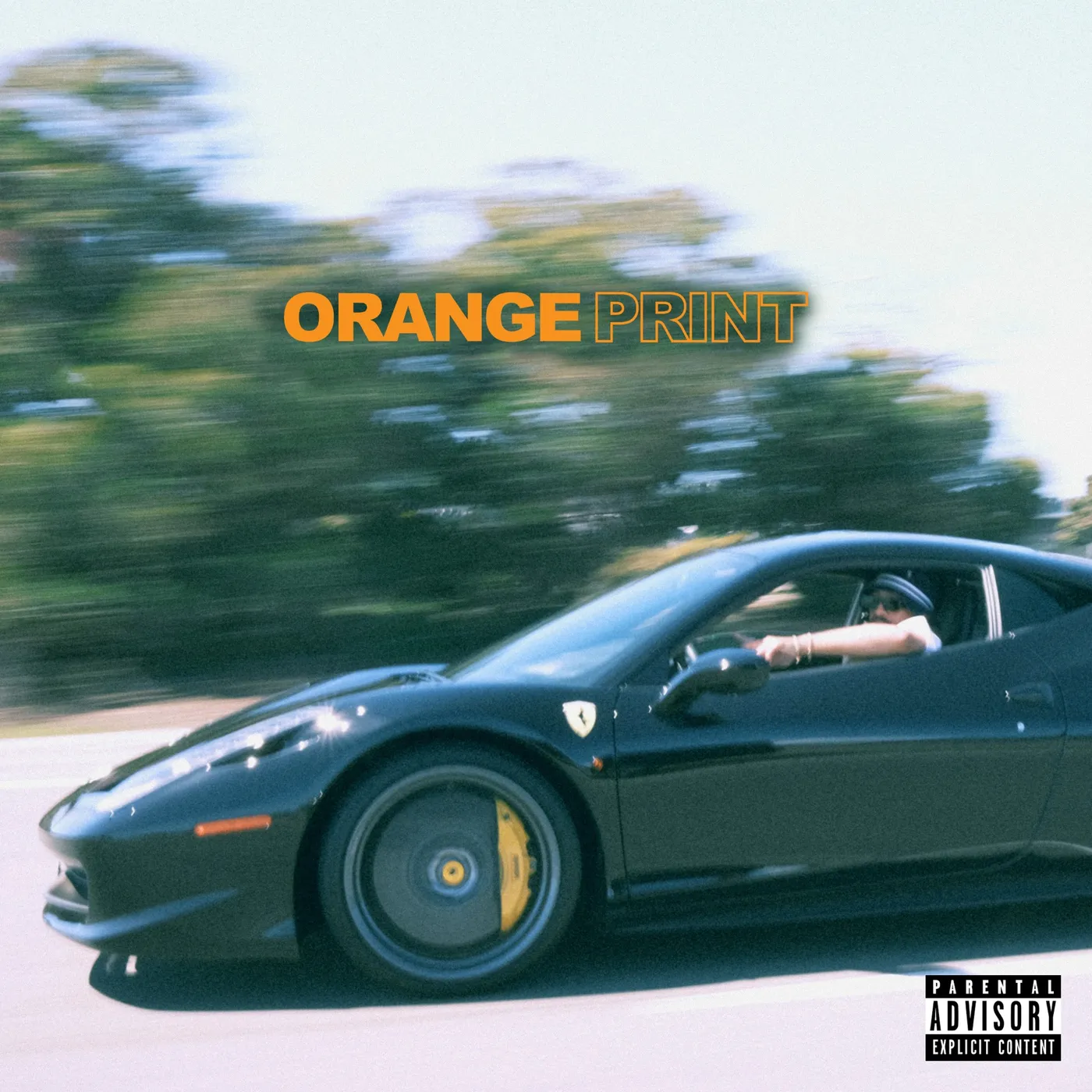 Larry June ORANGE PRINT (TRANSPARENT ORANGE VINYL) Vinyl Record