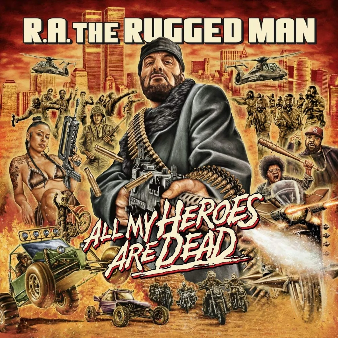 R.A. The Rugged Man ALL MY HEROES ARE DEAD (3LP) Vinyl Record