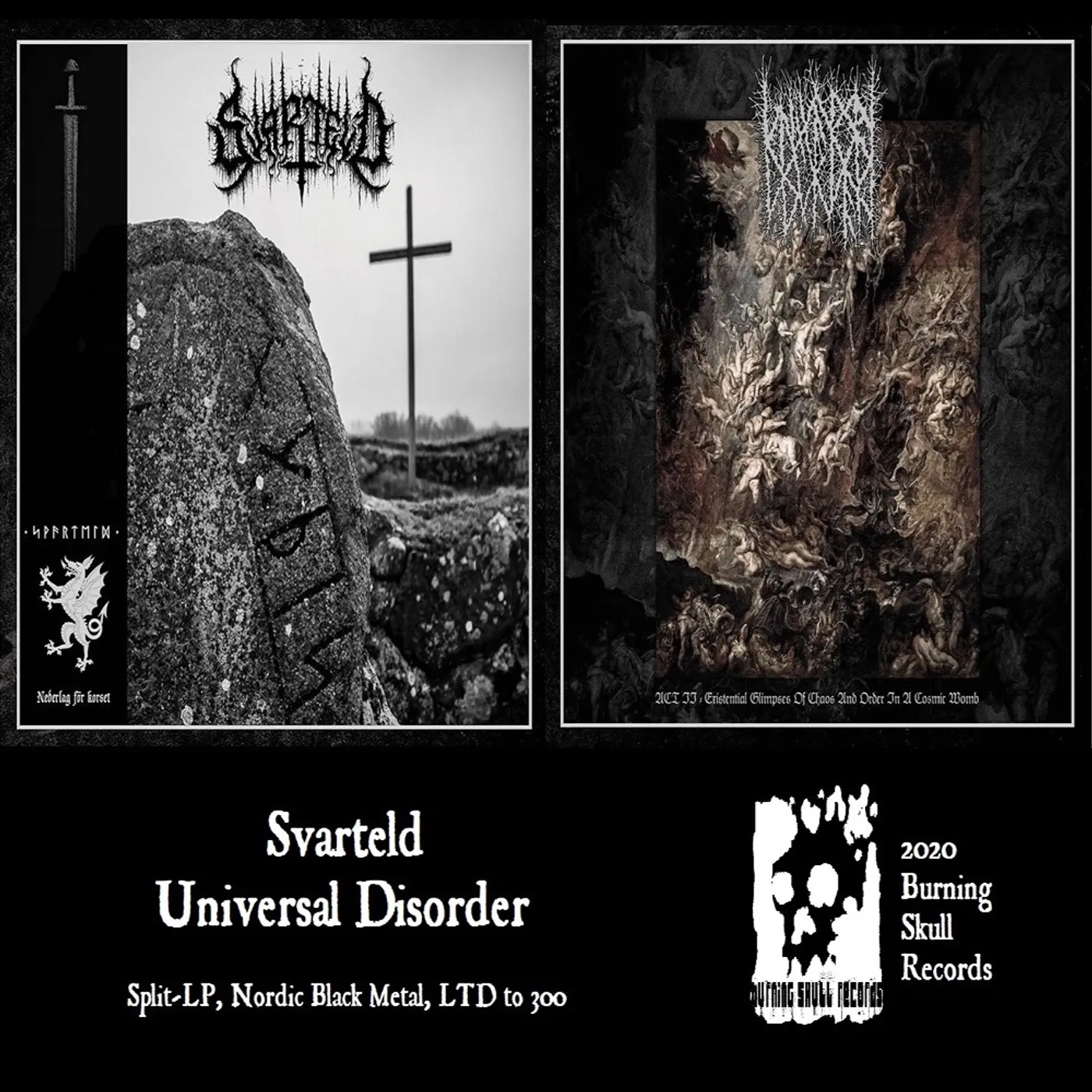SVARTELD / UNIVERSAL DISORDER Vinyl Record