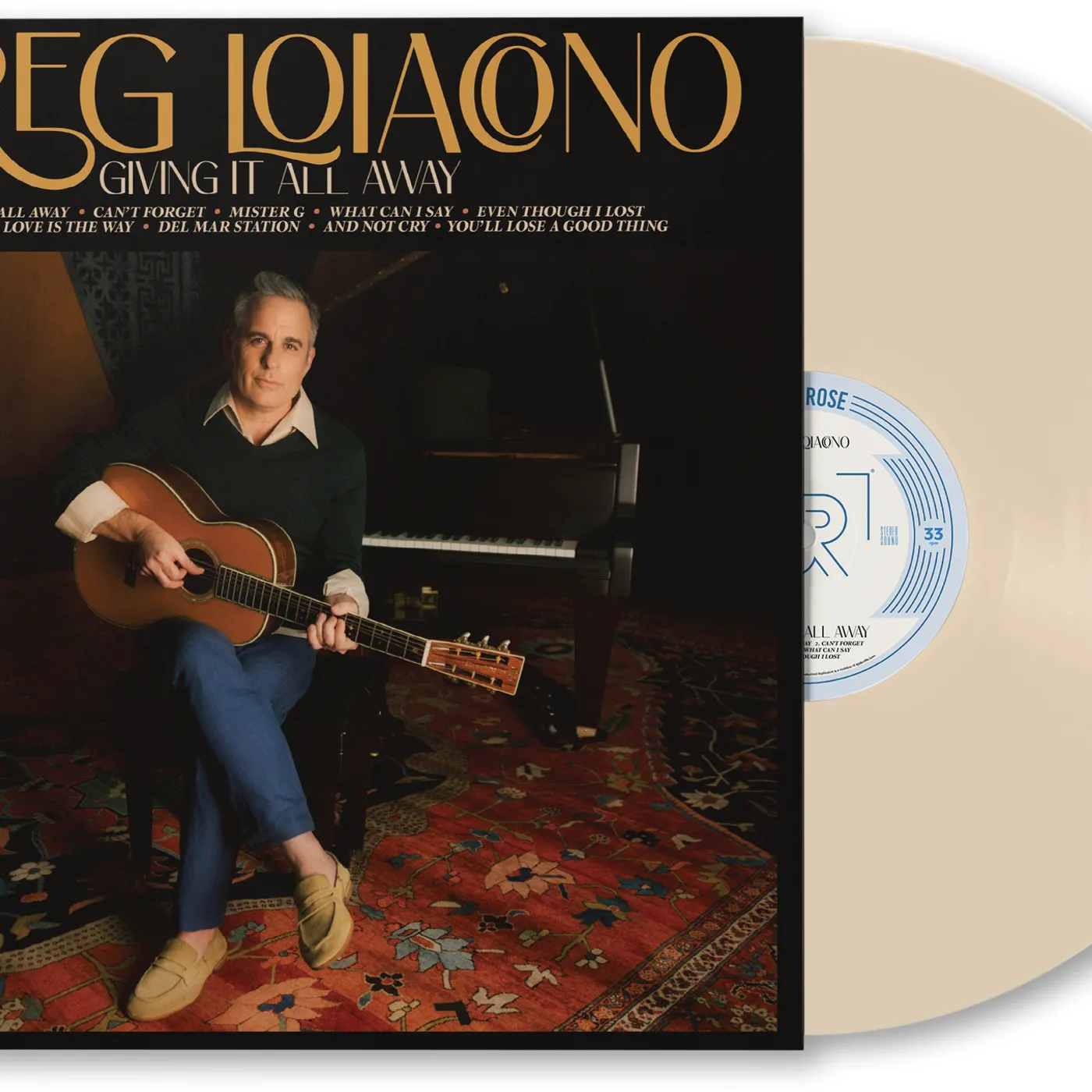 Greg Loiacono Giving It All Away   White Vinyl Record