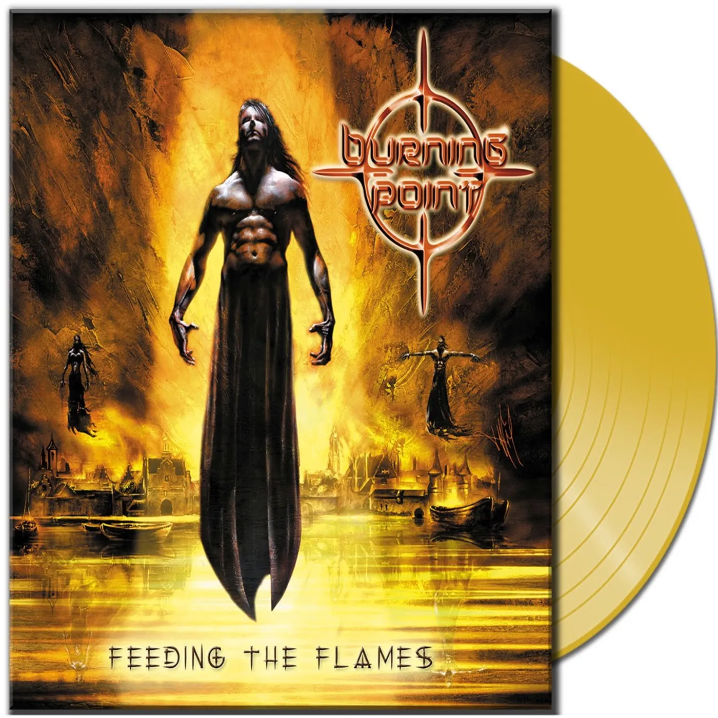 Burning Point FEEDING THE FLAMES (YELLOW VINYL) Vinyl Record