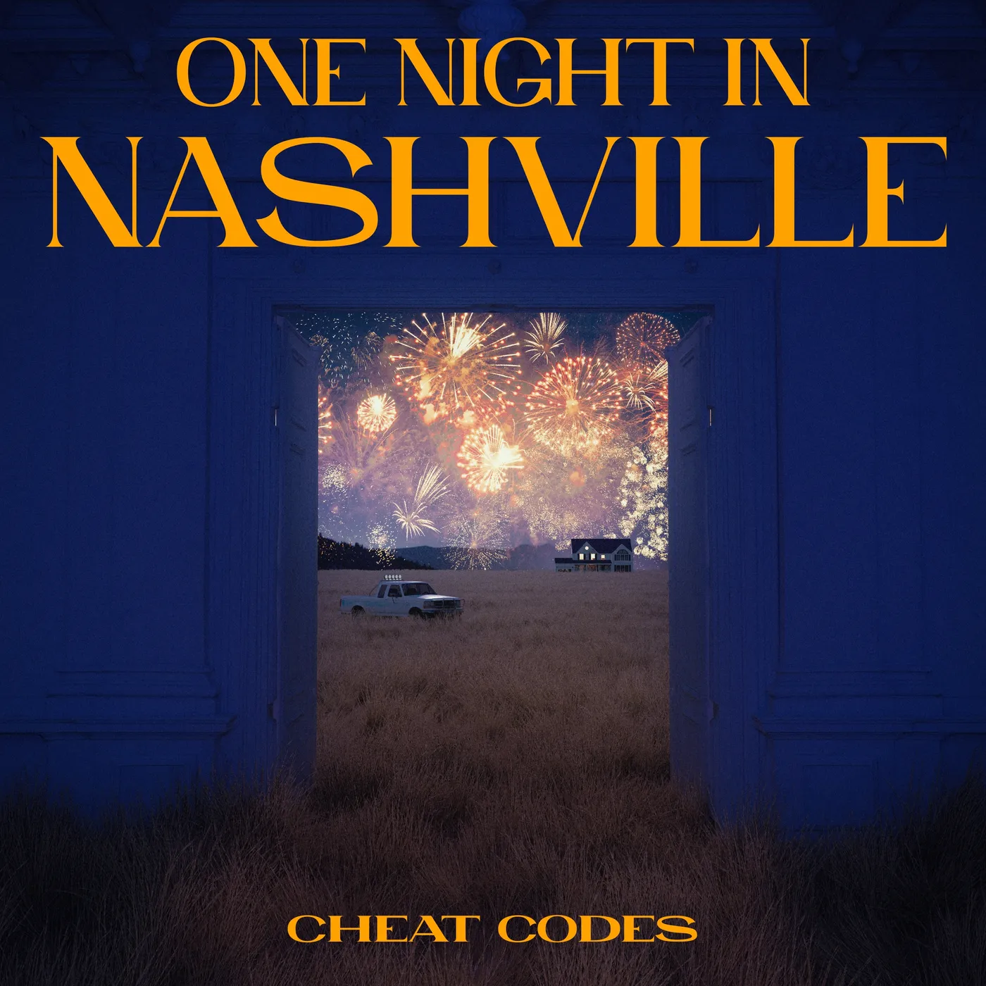 Cheat Codes One Night In Nashville   Gold Vinyl Record