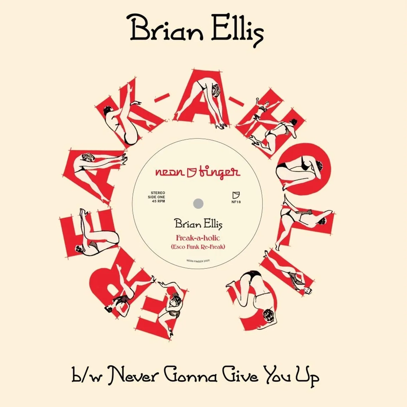 Brian Ellis FREAK-A-HOLIC Vinyl Record