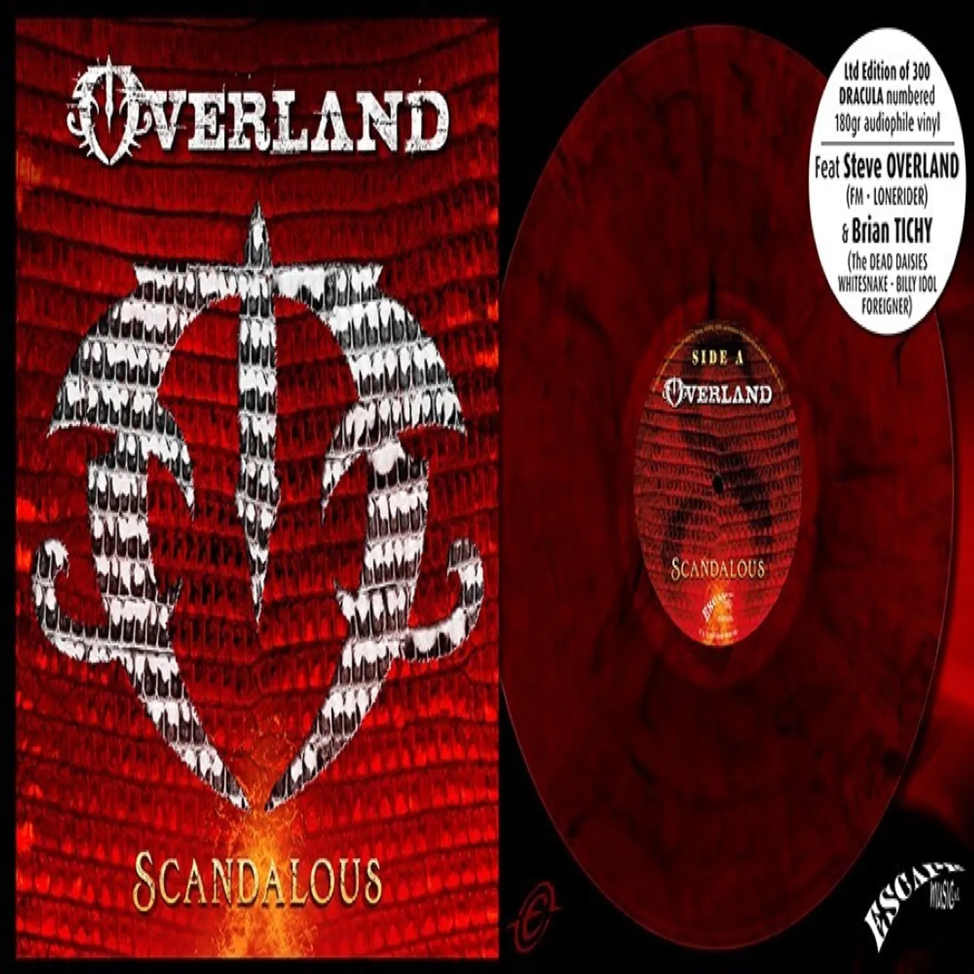 Overland Scandalous (Dracula Red Vinyl) Vinyl Record