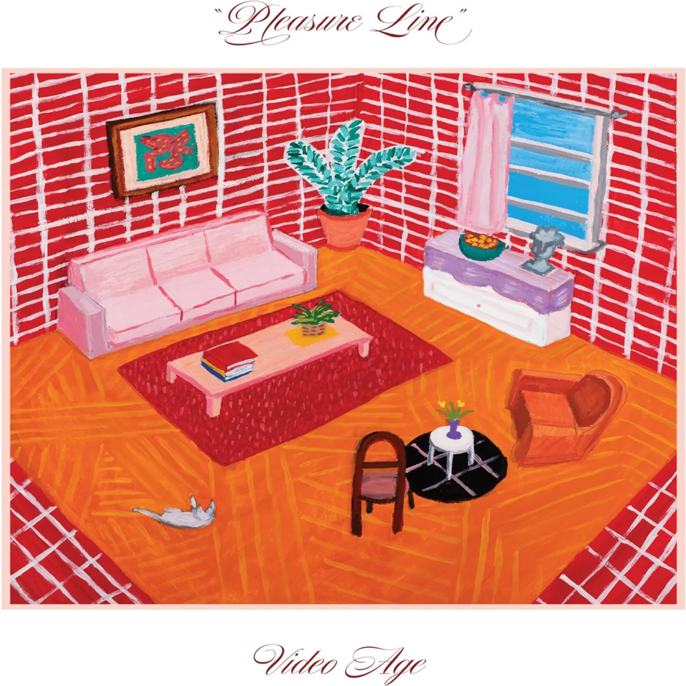 Video Age PLEASURE LINE (PURPLE ROYALTY VINYL) Vinyl Record