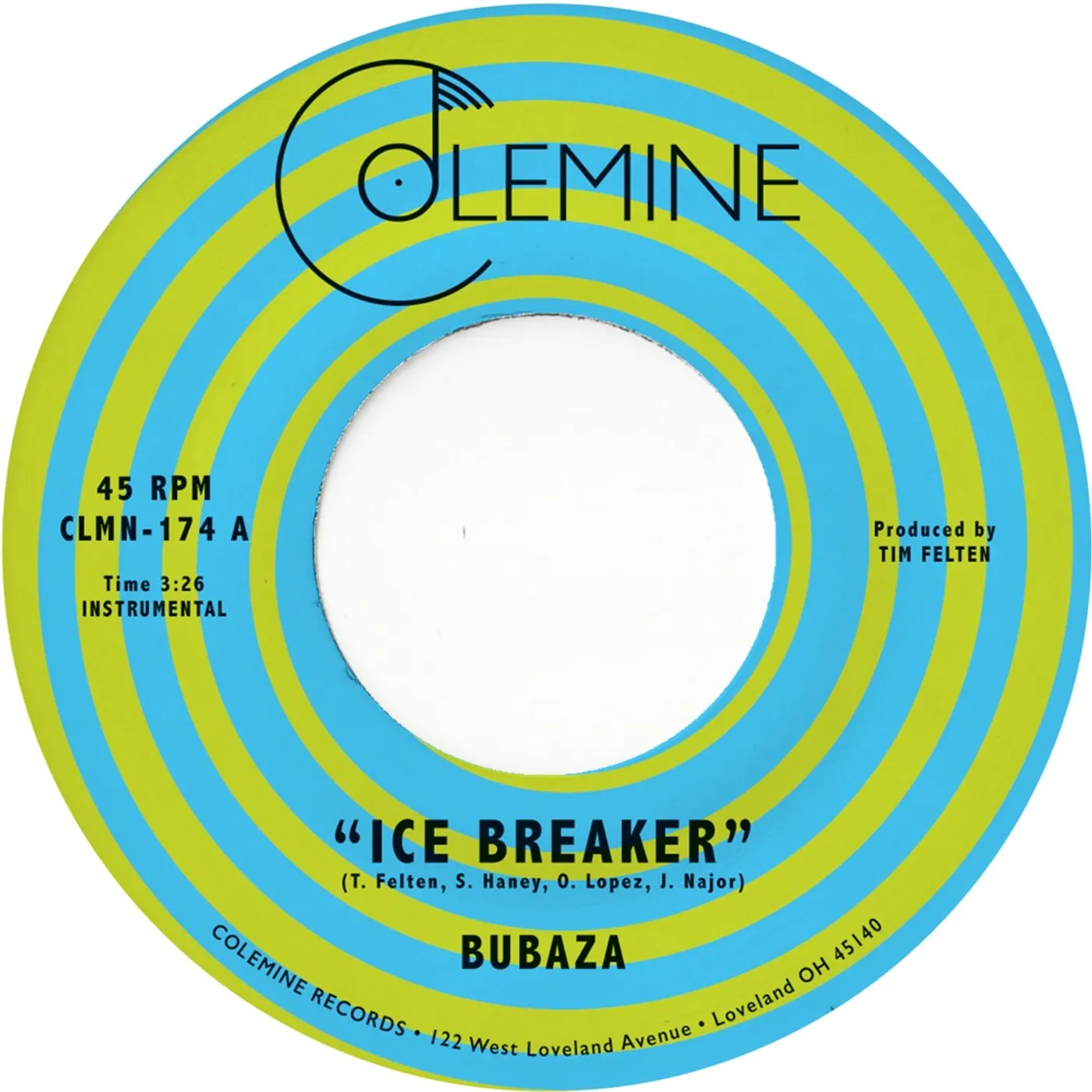 Bubaza Ice Breaker Vinyl Record