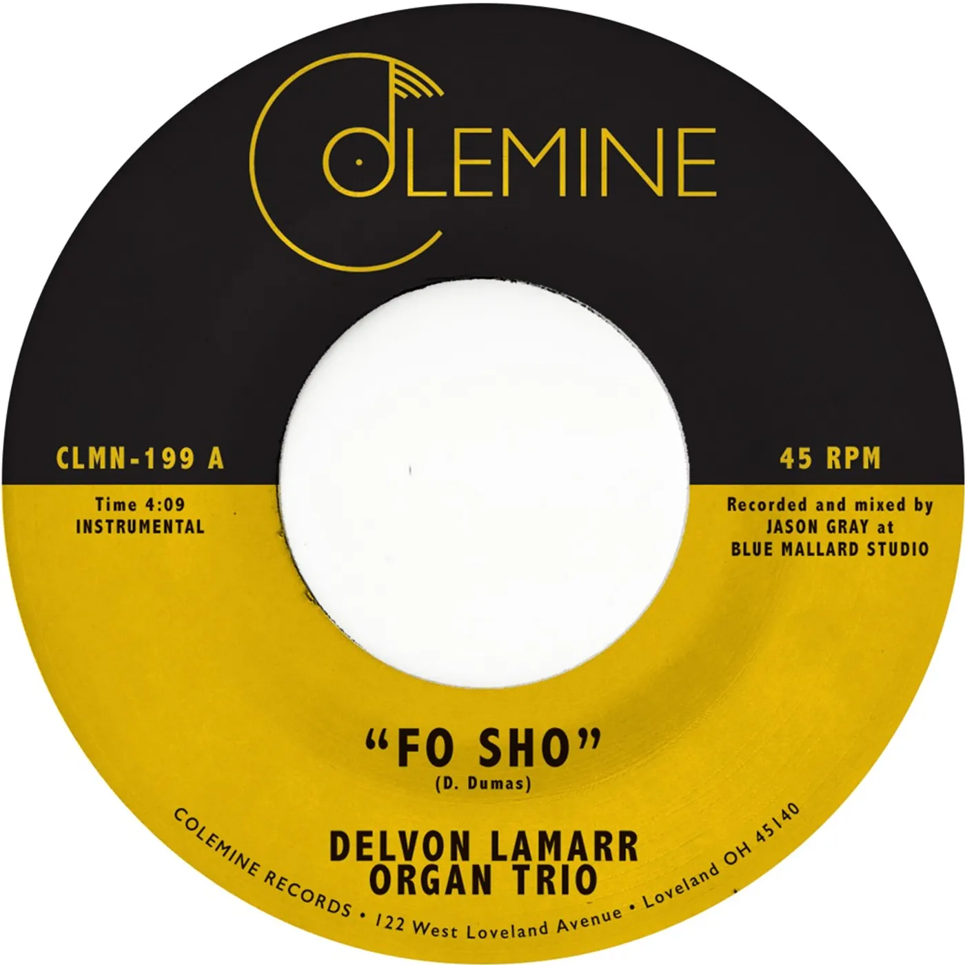 Delvon Lamarr Organ Trio Fo Sho Vinyl Record