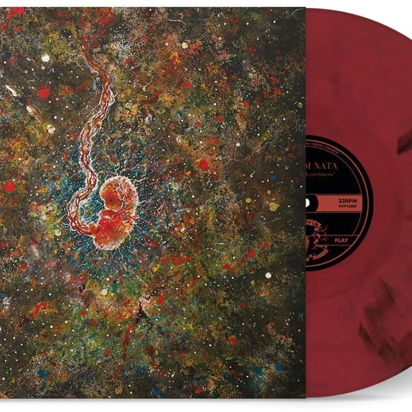 Iterum Nata Trench Of Loneliness   Red/Black Vinyl Record