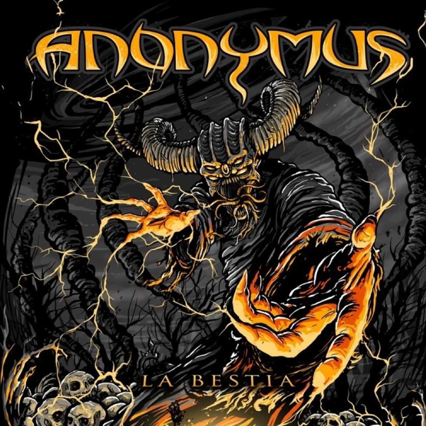 Anonymus LA BESTIA (ORANGE VINYL) Vinyl Record