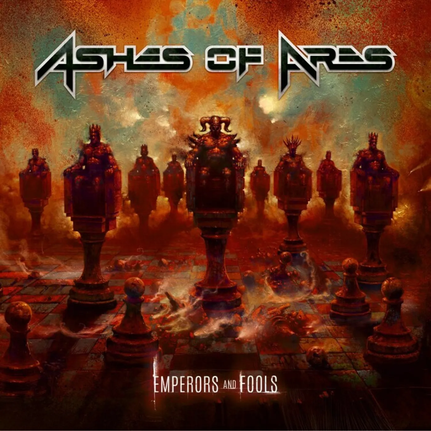 Ashes Of Ares Emperors & Fools (Turquoise/Black) Vinyl Record