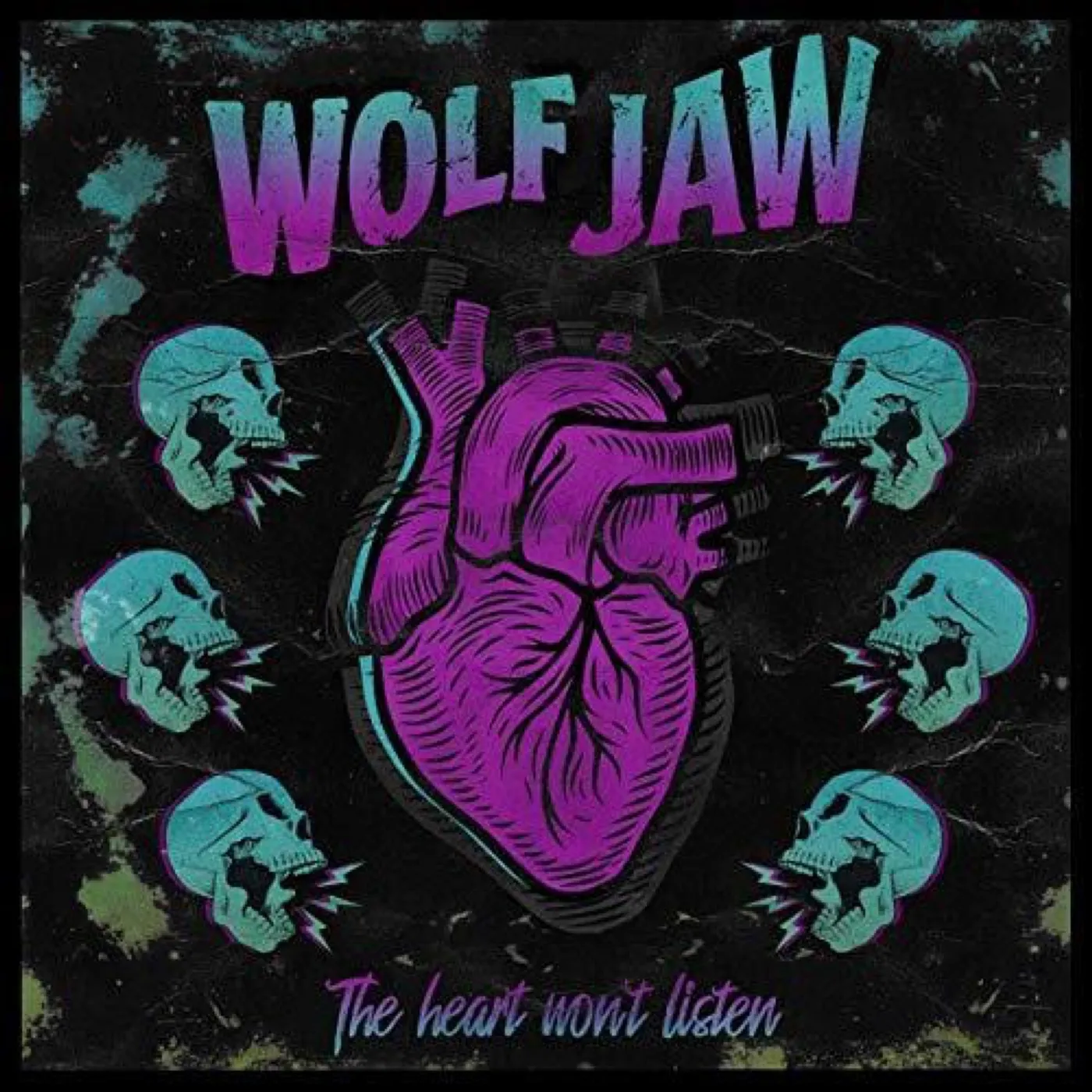 Wolf Jaw Heart won't listen Vinyl Record