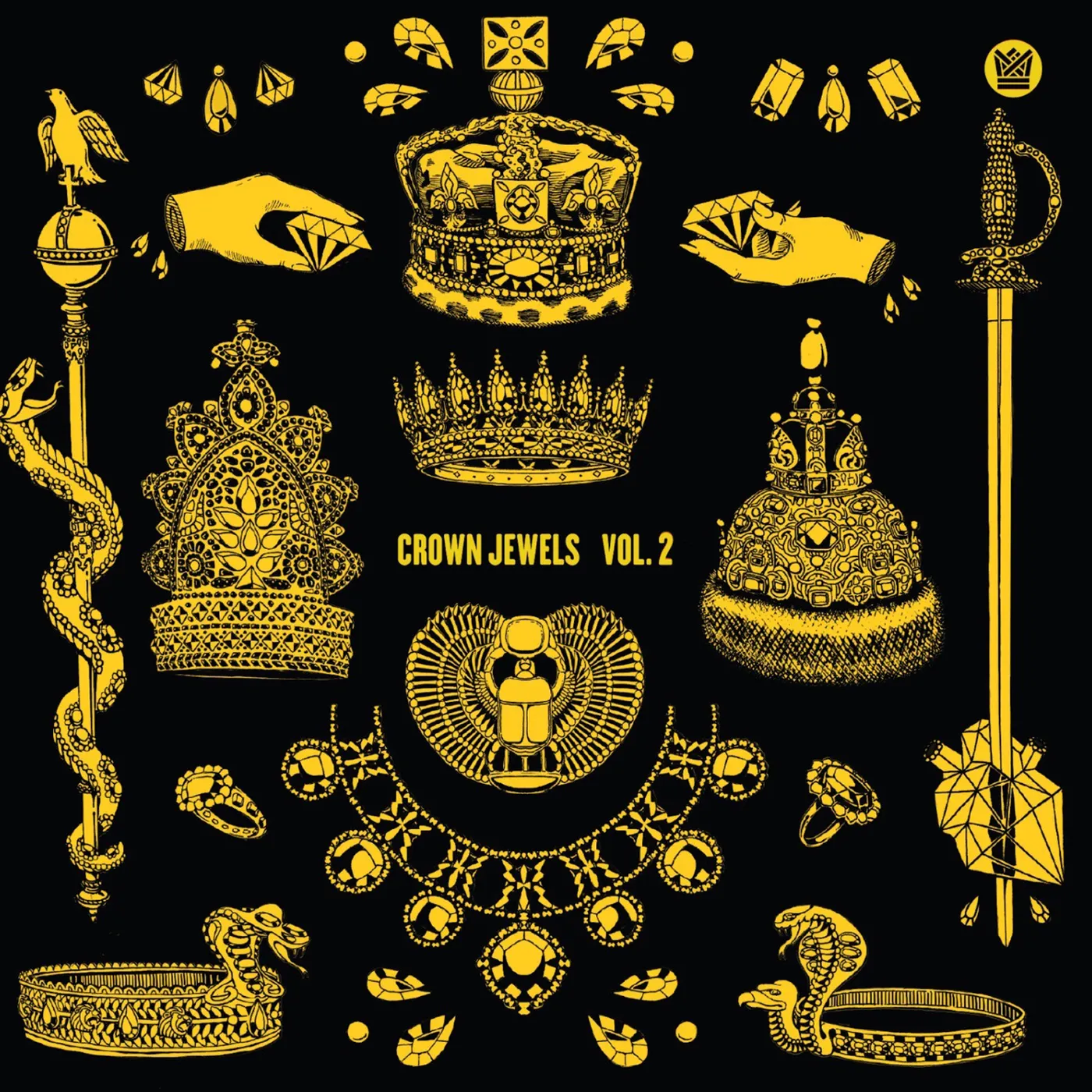 Various Artists  BIG CROWN RECORDS PRESENTS CROWN JEWELS: VOL. 2 (GOLDEN HAZE VINYL) Vinyl Record