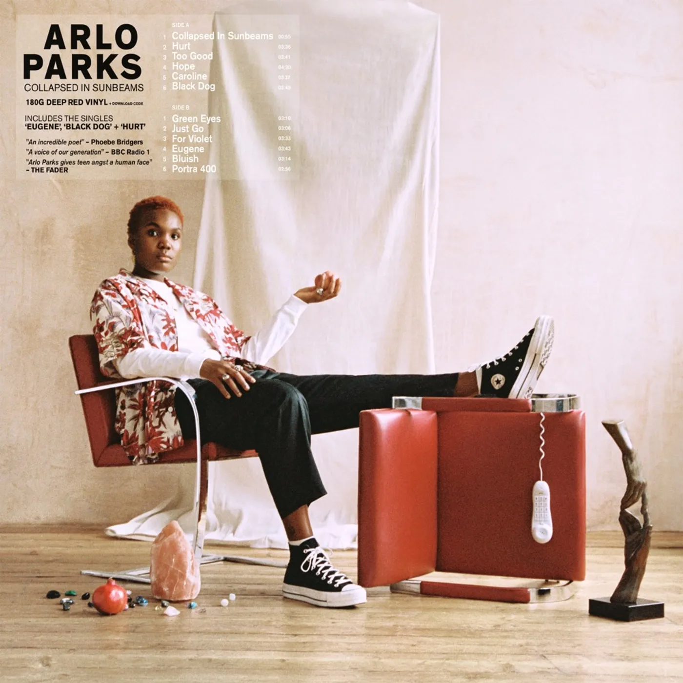 Arlo Parks Collapsed In Sunbeams (Deep Red Vinyl) Vinyl Record