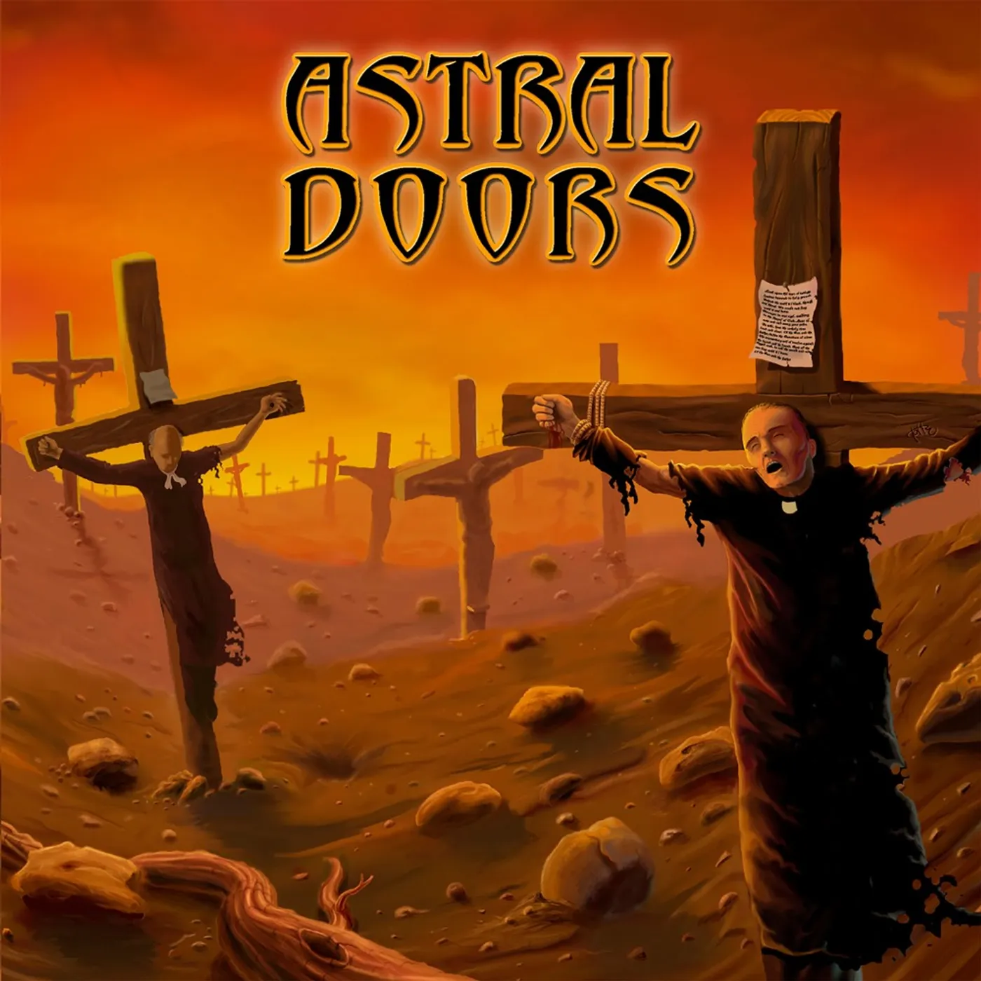 Astral Doors Of The Son & The Father (Orange Vinyl) Vinyl Record