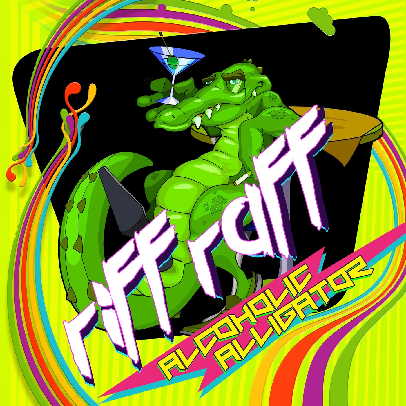 Riff Raff Alcoholic Alligator Vinyl Record