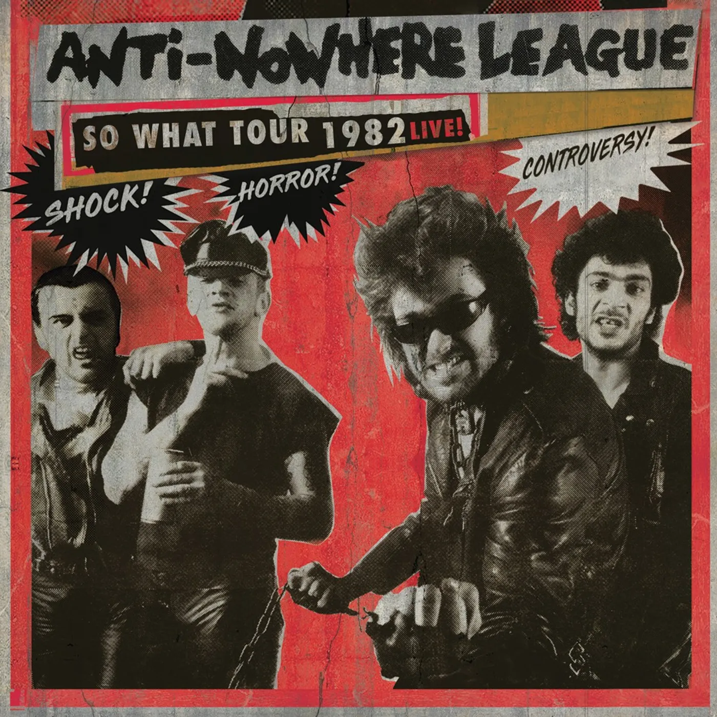 Anti-Nowhere League So What Tour 1982 Live! Vinyl Record