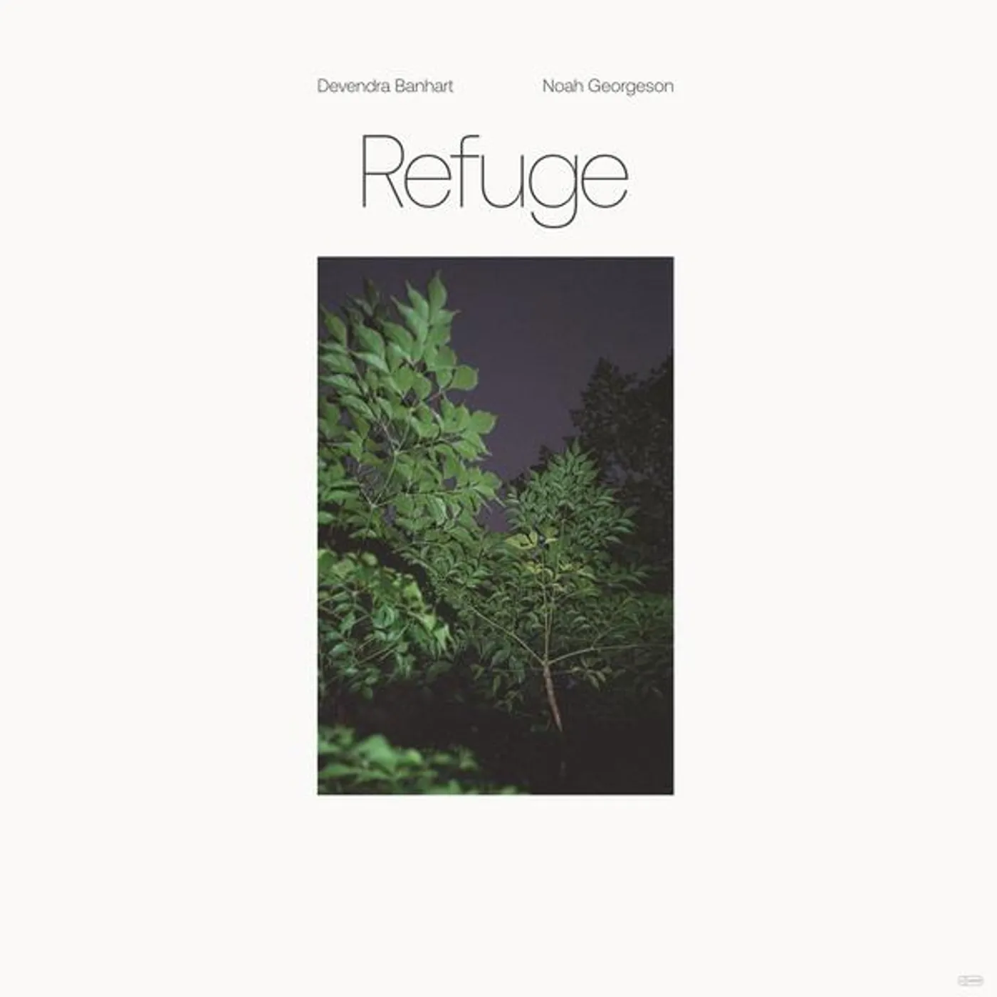 Devendra Banhart / Noah Georgeson REFUGE (BLUE SEAGLASS WAVE TRANSLUCENT VINYL) Vinyl Record