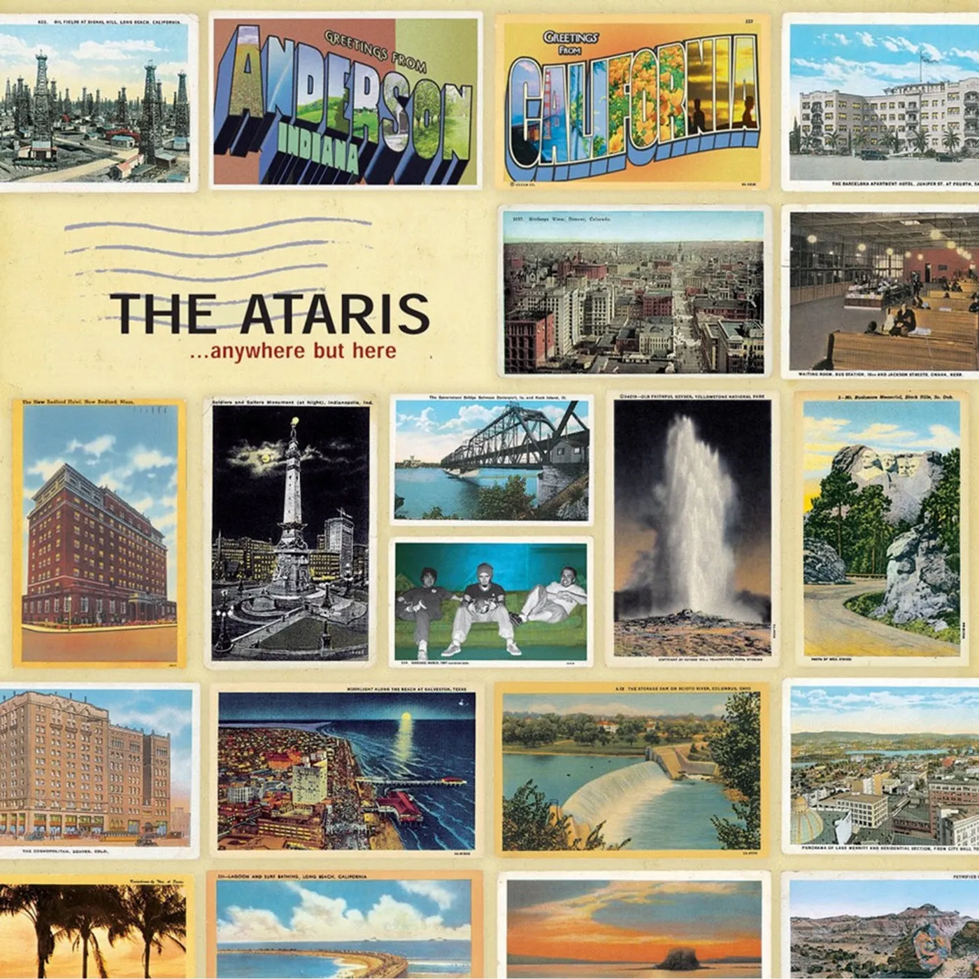 The Ataris ANYWHERE BUT HERE (RED VINYL/REISSUE/LIMITED) Vinyl Record