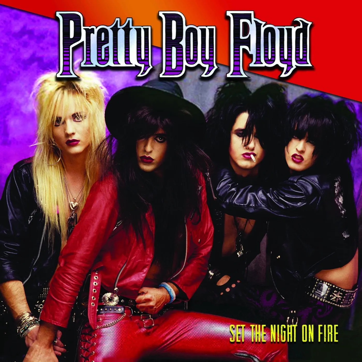 Pretty Boy Floyd SET THE NIGHT ON FIRE Vinyl Record